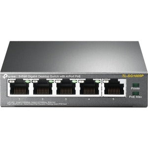 TP-LINK Switch de Escritorio Gigabit de 5 Puertos con Poe + de 4 Puertos