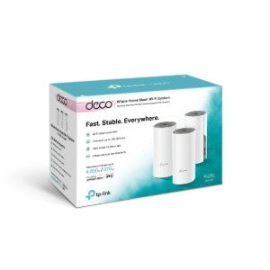Router WiFi Mesh TP-Link Deco E4 (3-Pack) | AC1200, Cobertura Amplia