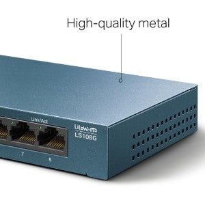 TP-LINK Switch No Administrable de 8 Puertos Gigabit 10/100/1000.