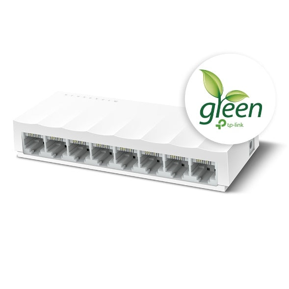 TP-LINK Switch No Administrable de 8 Puertos Fast Ethernet 10/100.