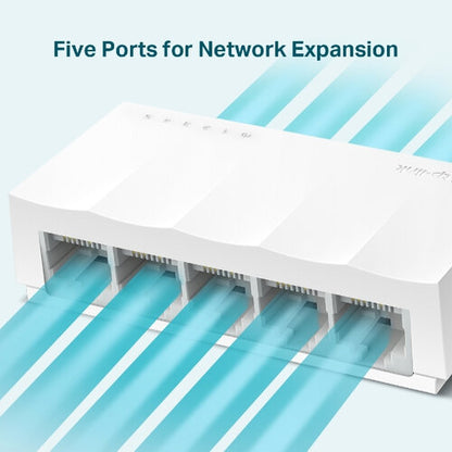 TP-LINK Switch No Administrable de 5 Puertos Fast Ethernet 10/100.