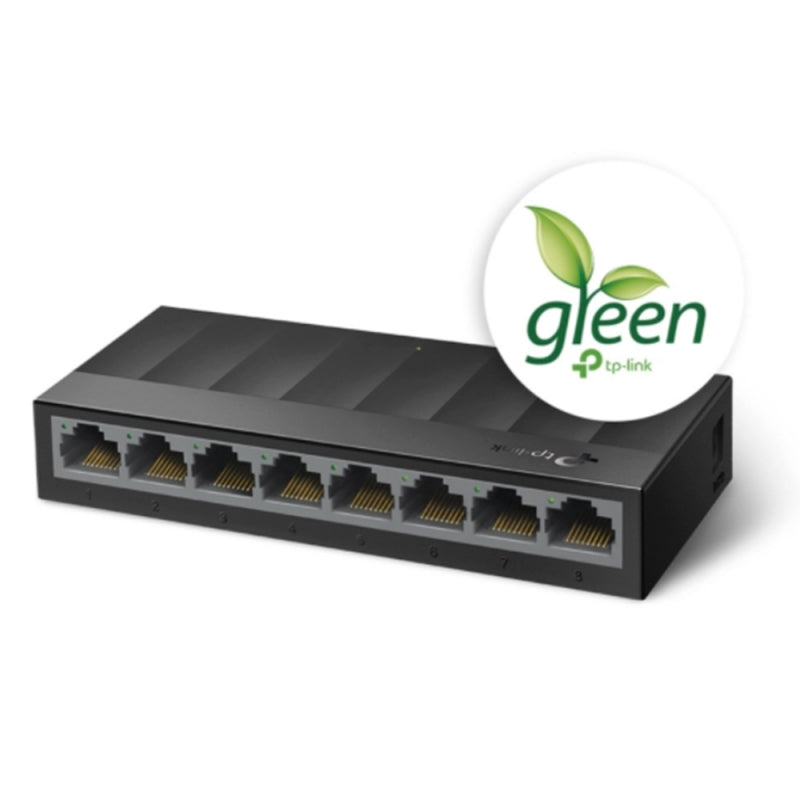 TP-LINK Switch No Administrable de 8 Puertos Gigabit 10/100/1000.
