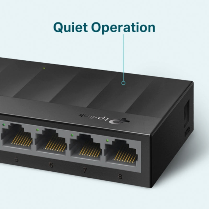 TP-LINK Switch No Administrable de 8 Puertos Gigabit 10/100/1000.