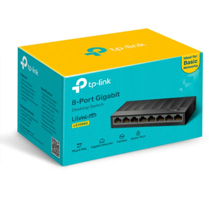 TP-LINK Switch No Administrable de 8 Puertos Gigabit 10/100/1000.