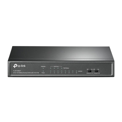 TP-LINK TL-SF1008LP 8 Puertos Gestionable Conmutador Ethernet - 2 Capa Compatible - 47.10w Power Consumption - 41w Rendimiento Poe - Par Trenzado - Poe Ports - de Escritorio