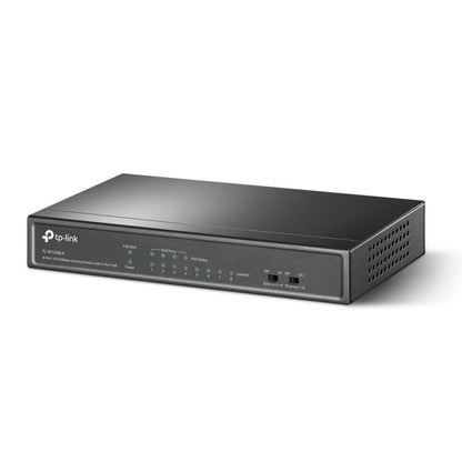 TP-LINK TL-SF1008LP 8 Puertos Gestionable Conmutador Ethernet - 2 Capa Compatible - 47.10w Power Consumption - 41w Rendimiento Poe - Par Trenzado - Poe Ports - de Escritorio