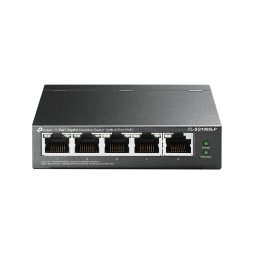 TP-LINK Switch de Escritorio Gigabit de 5 Puertos con 4 Puertos Poe+