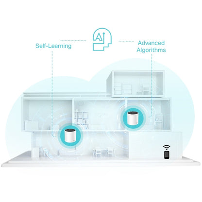 Mesh WiFi 6 TP-Link Deco X55 (2-Pack) | AX3000, Cobertura Amplia