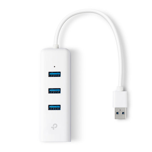 Adaptador USB TP-Link UE330 | Hub de 3 Puertos USB 3.0, Adaptador Ethernet Gigabit