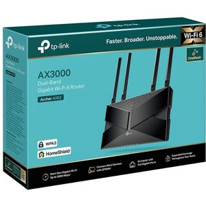 Router TP-Link ARCHER AX53 | WiFi 6, Doble Banda 2402 Mbps 5 GHz