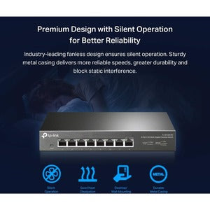 Switch TP-Link TL-SG108-M2 | 8 Puertos, Multi Gigabit a 2.5G