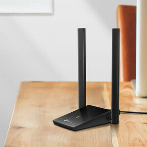 TP-LINK Archer T4u Plus IEEE 802.11ac Banda Dual Adaptador WI-FI para Computadora de Escritorio, Portátil, Router Inalámbrico - USB 3.0 - 1.27gbit/s - 2.40GHZ Ism - 5GHZ Unii - de Escritorio