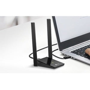 TP-LINK Archer T4u Plus IEEE 802.11ac Banda Dual Adaptador WI-FI para Computadora de Escritorio, Portátil, Router Inalámbrico - USB 3.0 - 1.27gbit/s - 2.40GHZ Ism - 5GHZ Unii - de Escritorio