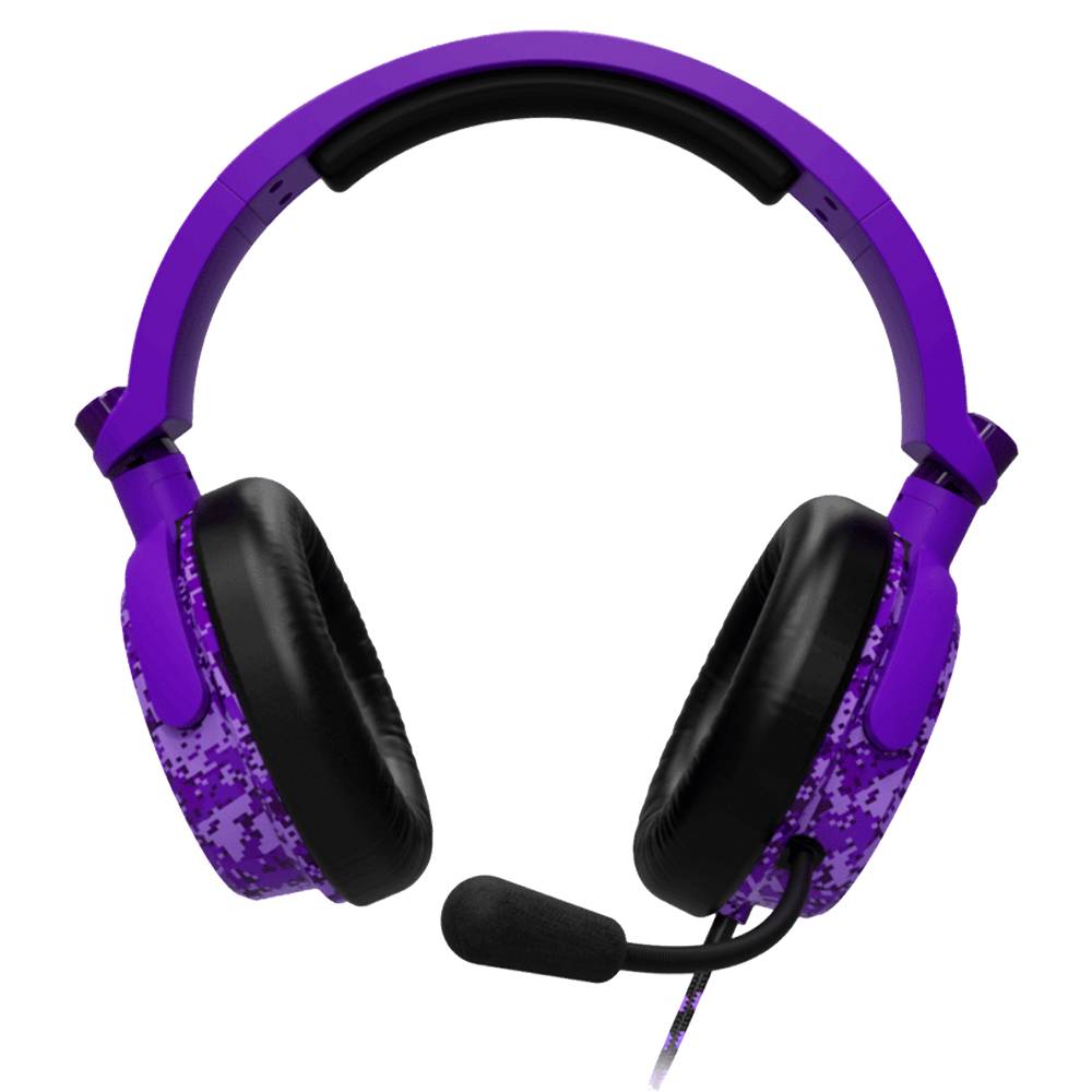 Auriculares Gaming 4Gamers C6-100CAMO-PUR-4G | Sonido Envolvente, Diseño Camo