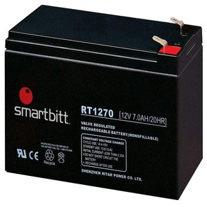Smartbitt Bateria 12v/7ah; Baterias Smartbitt con Tecnologia Vrla Regulada Por Válvula/sellada/sin Mantenimiento Esta Tecnología Ácido-líquido Regulado con Válvula o Vrla Ofrece Características