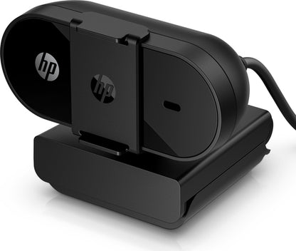 Camara Web FHD Hp 325 para Transmisión Full HD 1080 de 30 Cuadros Por Segundo con Resolución de 5mp, Rotación de 360°, Conexión USB-A de 1.5 Metros, Sistemas Operativos Compatibles: Windows 11,