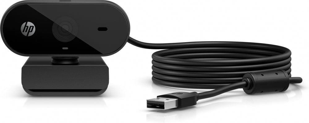 Camara Web FHD Hp 325 para Transmisión Full HD 1080 de 30 Cuadros Por Segundo con Resolución de 5mp, Rotación de 360°, Conexión USB-A de 1.5 Metros, Sistemas Operativos Compatibles: Windows 11,
