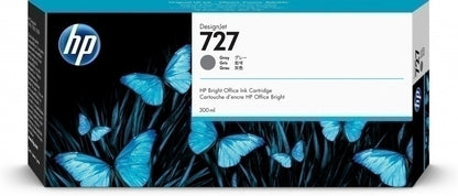 Tinta Amplio Formato HP F9J80A | Gris 300ml, Alta Calidad de Impresión