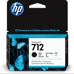Cartucho de Tinta HP 712 | Negro, Original, Inyección de Tinta
