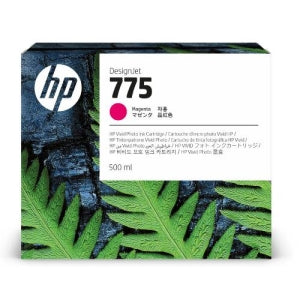 Tinta HP 775 500ml Magenta | Amplio Formato, Alta Calidad de Impresión