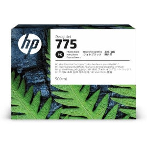Tinta HP 775 500ml Negro Foto | Amplio Formato, Alta Calidad de Impresión