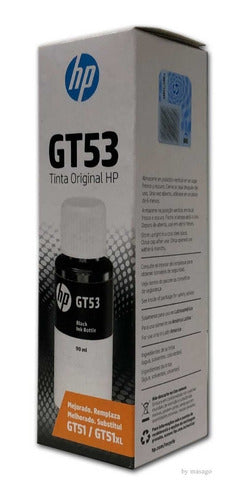 Botella Tinta HP GT53 | Rendimiento 4000 Páginas, Compatible con Ink Tank 115, 315, 410