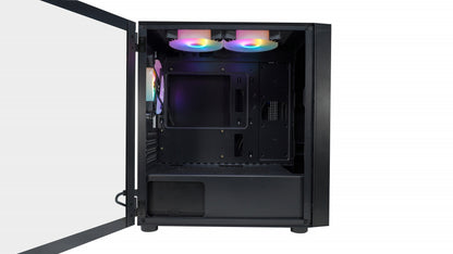 Gabinete Naceb EV-1018 | Cristal Templado, Micro-ATX, USB 3.0