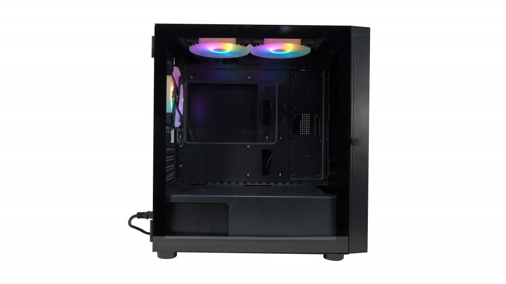 Gabinete Naceb EV-1018 | Cristal Templado, Micro-ATX, USB 3.0