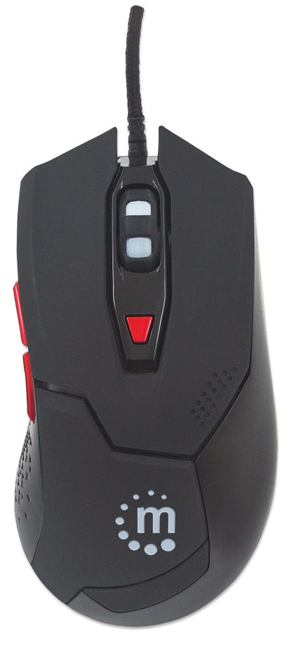 Mouse Óptico Gaming Intellinet 176071 | 2400 DPI, 6 Botones