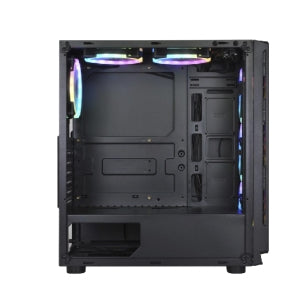 Gabinete Gamer Xzeal XZCGB03B | ATX, Hasta 6 Ventiladores Admitidos