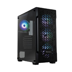 Gabinete Gamer Xzeal XZCGB07B | ATX, Micro ATX, Mini ITX, 6 Ventiladores Admitidos