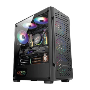 Gabinete Gamer Xzeal XZCGB07B | ATX, Micro ATX, Mini ITX, 6 Ventiladores Admitidos