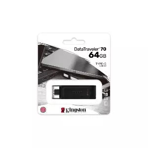 USB Kingston DataTraveler 70 | 64GB, Tipo C 3.2 Gen 1