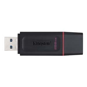 USB 3.2 Memoria Kingston 256GB Gen1 Dt Exodia (negra)