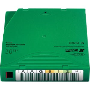 Cinta de Datos HP LTO 8 Q2078A | 30TB, Regrabable
