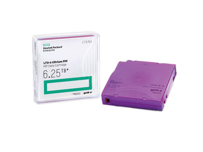 Cinta de Datos HP C7976A LTO 6 Ultrium | 6.25TB, Regrabable