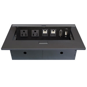 Caja de Conectividad BRobotix 170906 | 1 Puerto HDMI, 2 Puertos RJ45 Cat6