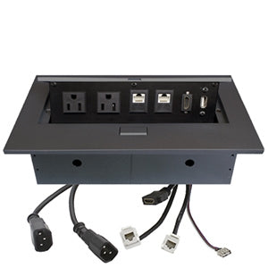 Caja de Conectividad BRobotix 170906 | 1 Puerto HDMI, 2 Puertos RJ45 Cat6