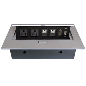 Caja de Conectividad BRobotix 171224 | 1 Puerto HDMI, 2 Puertos RJ45 Cat6