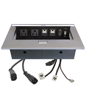 Caja de Conectividad BRobotix 171224 | 1 Puerto HDMI, 2 Puertos RJ45 Cat6