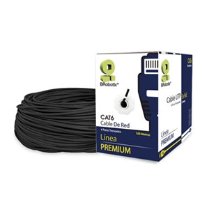 Cable UTP BRobotix 176122 | Cat6, 100 Metros para Exteriores