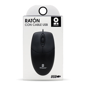 Mouse Óptico BRobotix K1 | 1200 DPI, Conexión USB