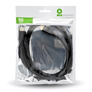 Cable HDMI BRobotix 558933 | 4K, 90 cm, Conector Macho a Macho