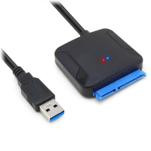 Convertidor USB a SATA BRobotix 6001417 | Versión 3.0, Compatible con HDD 2.5