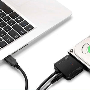 Convertidor USB a SATA BRobotix 6001417 | Versión 3.0, Compatible con HDD 2.5