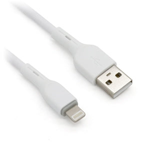 Cable USB BRobotix 963165 | Tipo A - Lightning, 1 Metro, Puntas de Acero Reforzado