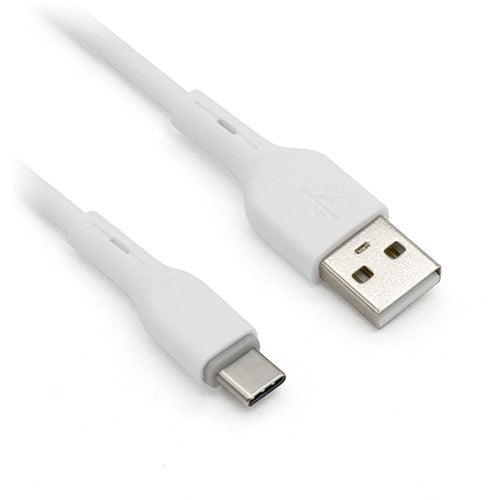 Brobotix Cable USB V2.0 Tipo "c", Pvc, 1.0 M, Color Blanco, Transfiere Datos, Sincroniza, Carga, Puntas de Acero Reforzado, Forro Pvc
