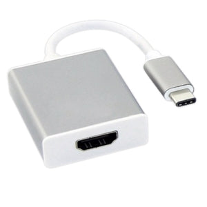 Brobotix Convertidor USB Tipo "c" a HDMI Hembra, Longitud Del Cable 13 Cm, Laptop Pantalla Monitor Pc Portatil Convertidor Adaptador Docking