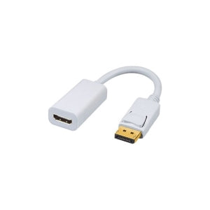 Adaptador DisplayPort BRobotix 104540 | Macho a HDMI Hembra, 10 cm