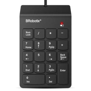 Brobotix Teclado Numérico USB - Alambrico Mac Windows